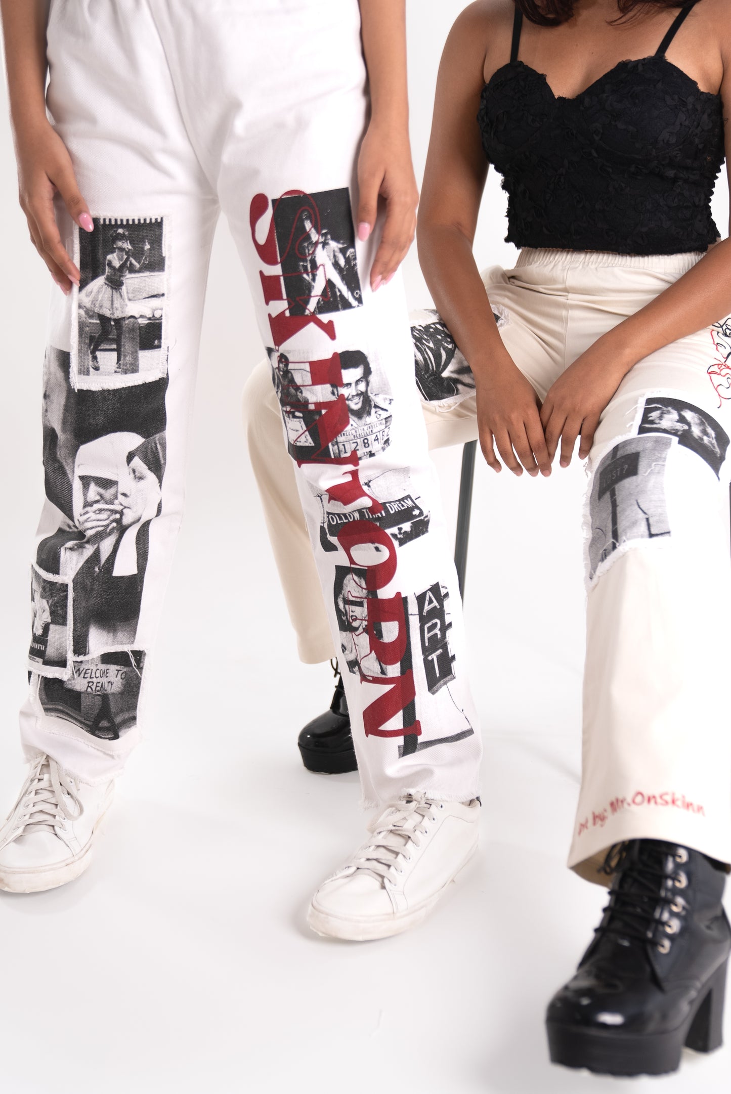 'Mind&Soul' Lounge Pants in Ivory For Women