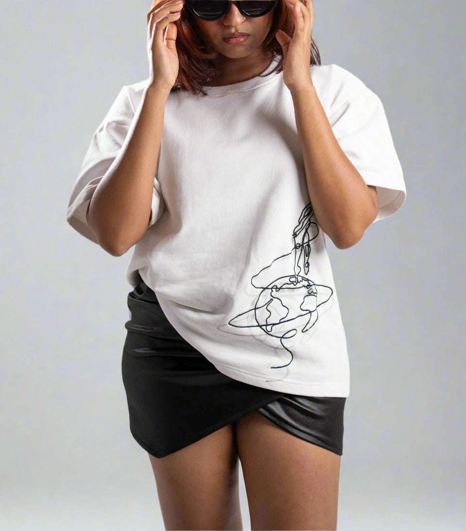 'Escape' Stark White T-shirt (Unisex)